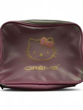 Crème x Hello Kitty Maroon Cosmetic Bag